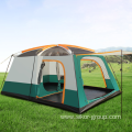 Super Large Space 8-12 Person Two-bedroom and one-living Outdoor Family Glamping Camping Tent